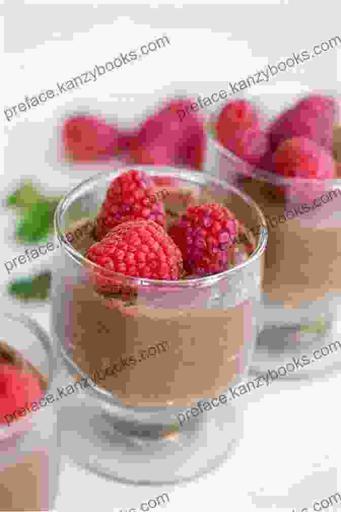 A Decadent Vegan Chocolate Mousse Topped With Fresh Raspberries The Two Spoons Cookbook: More Than 100 French Inspired Vegan Recipes