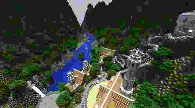 A Screenshot Of Rivendell In Minecraft Minecraft: Craziest Build Ever In Minecraft Multiplayer Survival