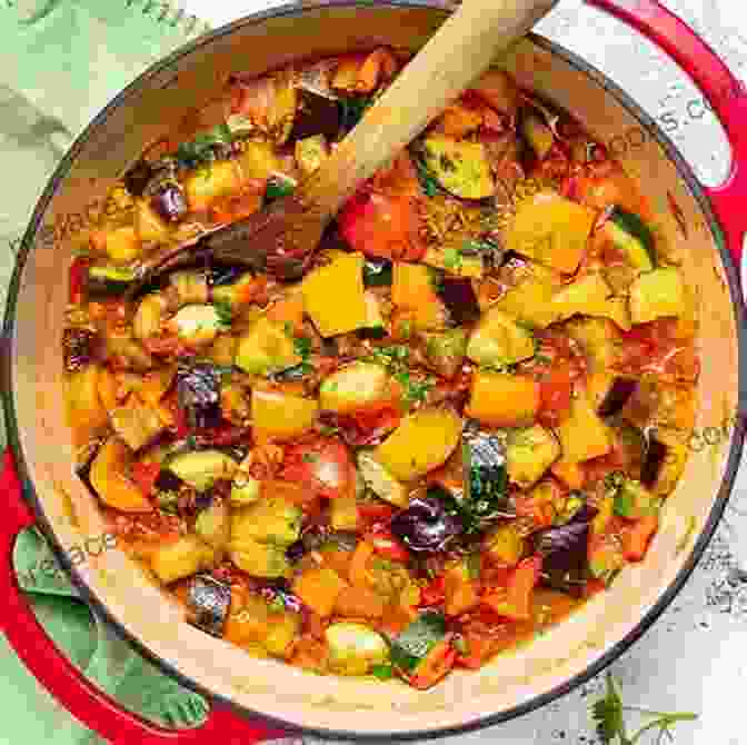 A Vibrant Vegan Ratatouille Featuring Colorful Vegetables Simmered In A Rich Tomato Sauce The Two Spoons Cookbook: More Than 100 French Inspired Vegan Recipes