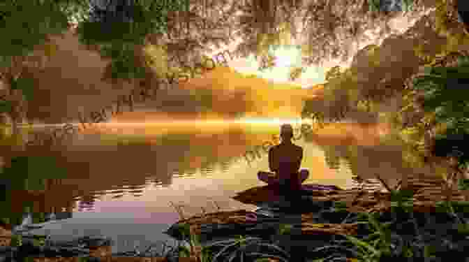 An Image Of A Serene Monk Meditating In A Tranquil Setting. Silent Illumination: A Chan Buddhist Path To Natural Awakening