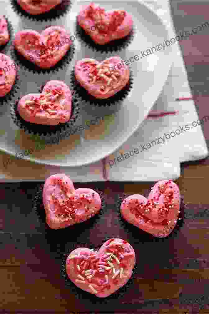 Black And White Valentine Image Of A Cupcake With A Heart Shaped Frosting My First Valentine S Day High Contrast Baby For Newborns 0 12 Months: Simple Black And White Valentine S Themed Images To Develop Your Babies Eyesight Great Gift For Newborns